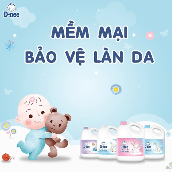 NƯỚC GIẶT XẢ DNEE CHO BÉ-3000ML