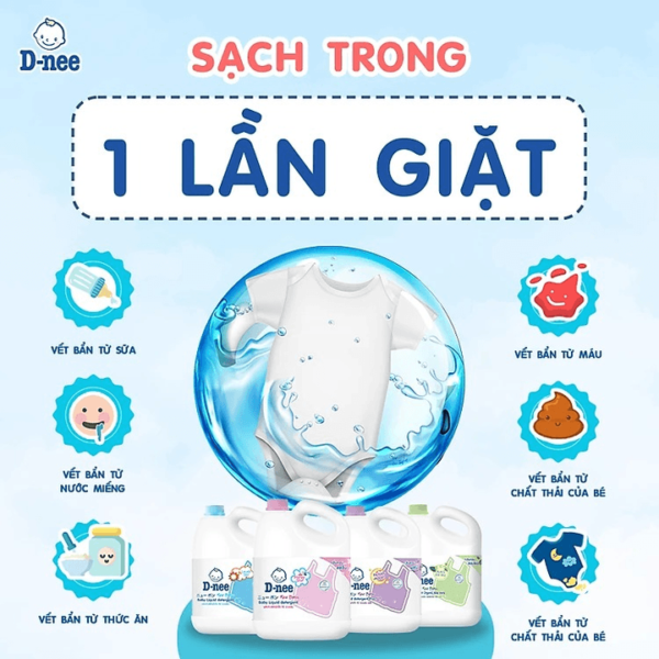 NƯỚC GIẶT XẢ DNEE CHO BÉ-3000ML - Image 7