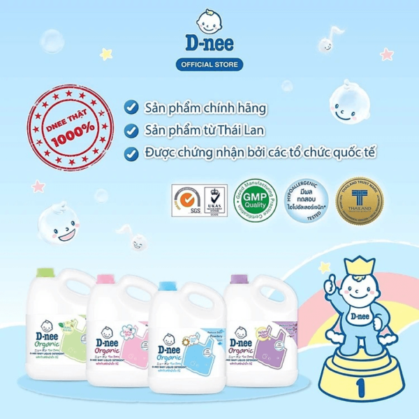 NƯỚC GIẶT XẢ DNEE CHO BÉ-3000ML - Image 3